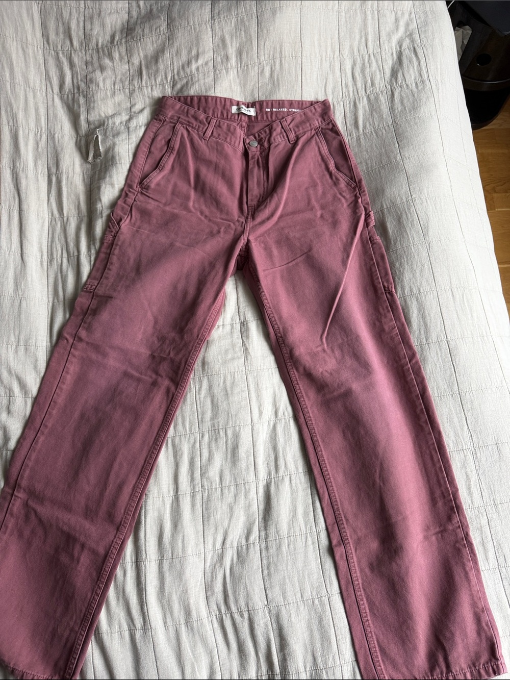 Carhartt Straight-Leg Women’s Jeans in Dusty Rose